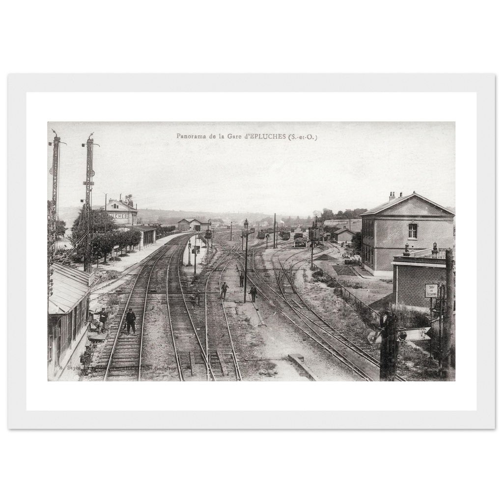 Épiais-lès-Louvres - Panorama de la Gare d'epluche