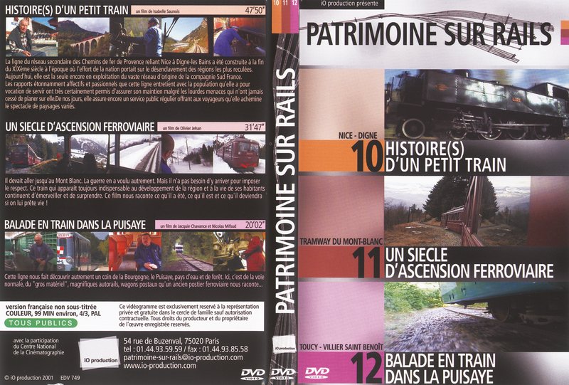 Patrimoine sur rails 10 - 11 - 12