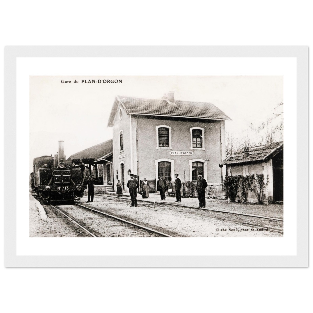 Plan d'Organ - Bouches du Rhone - PACA - France   La Gare