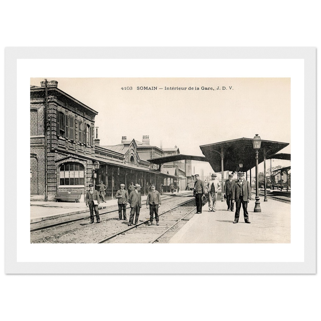 Somain - Interieur de la gare