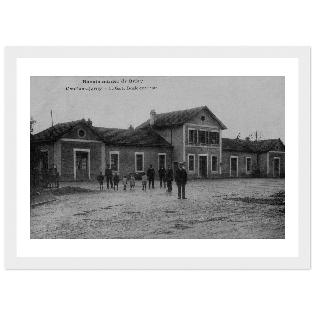 Conflans-en-Jarnisy - Bassin Minier de Breney - La Gare facade Exterieure