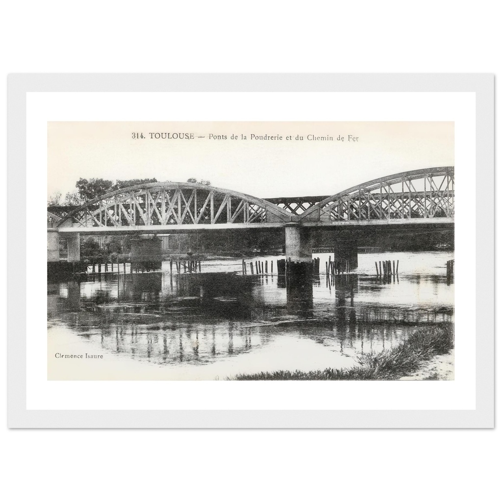 Toulouse - Pont de la poudrerie et du chemin de fer