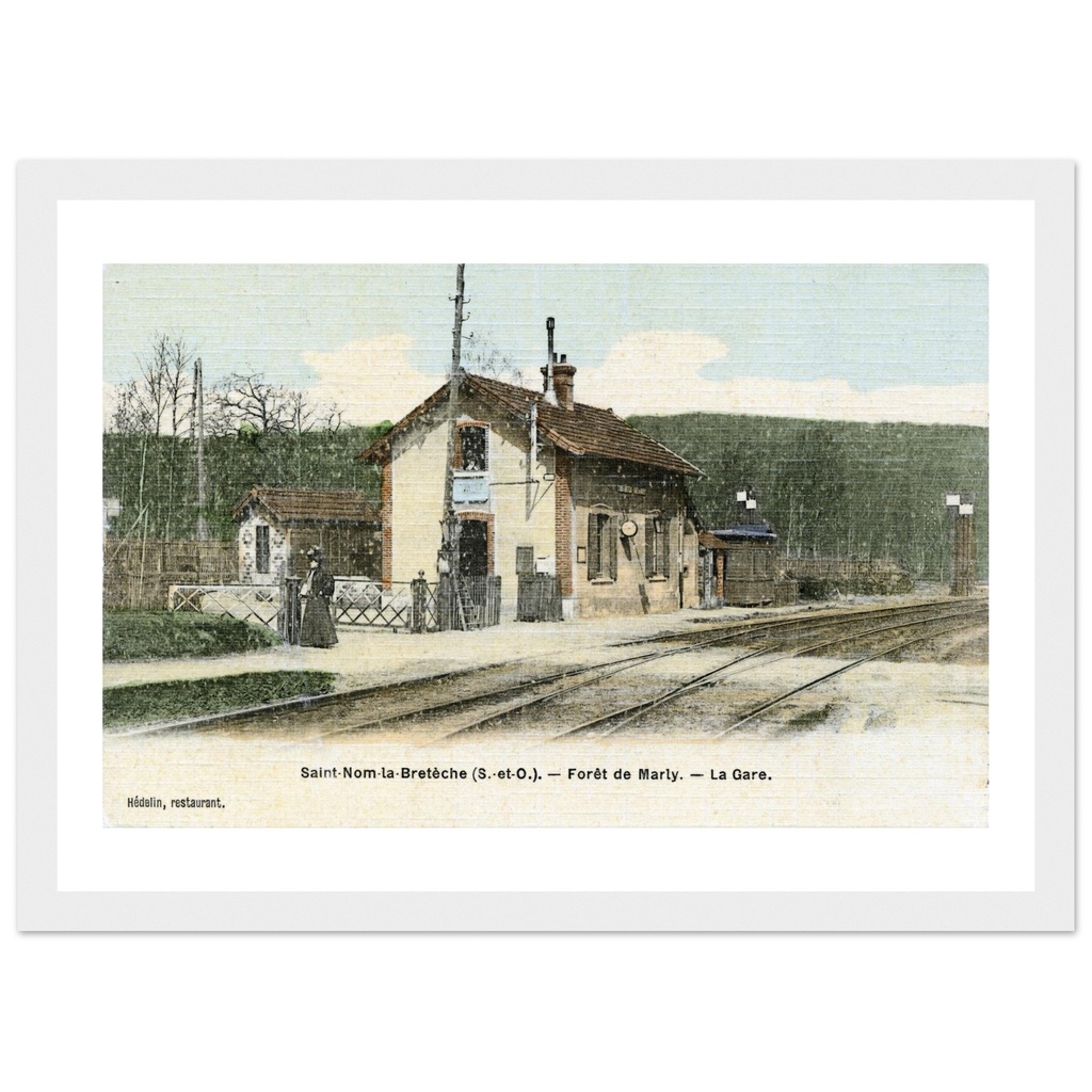 Saint-Nom-la-Bretèche - Foret de Marly - La Gare
