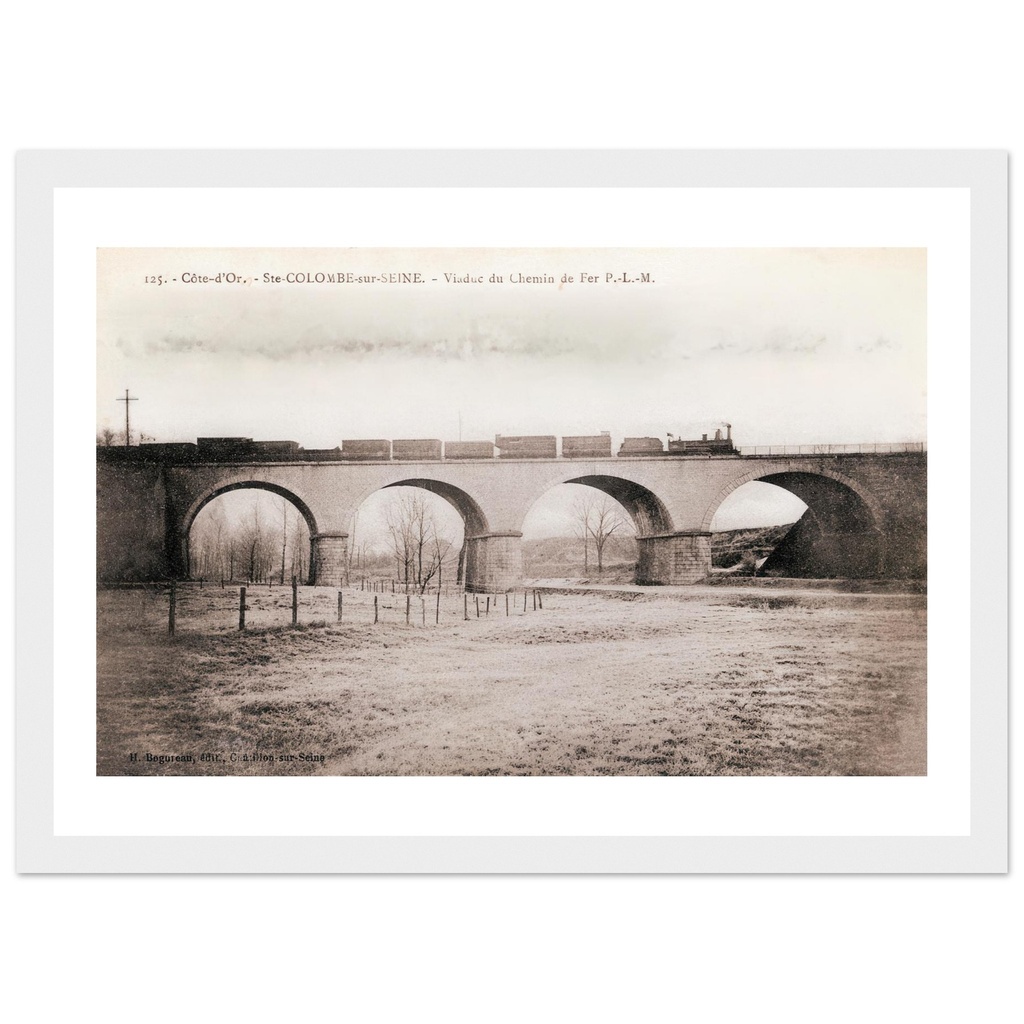 Saint-Colombe-sur-Seine - Viaduc du chemin de fer P.L.M