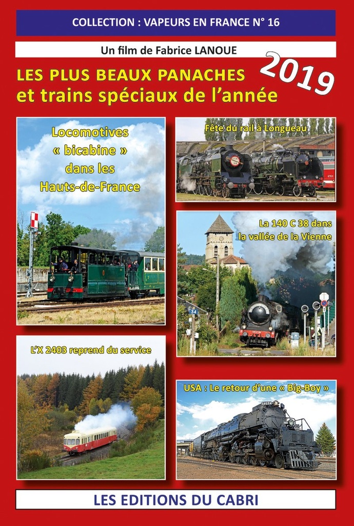Les plus beaux panaches et trains spéciaux de l'année 2019