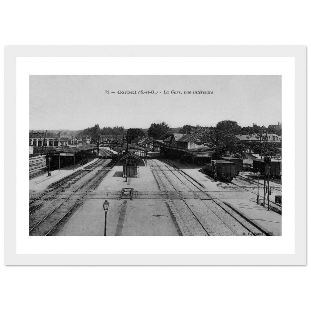 Corbeil - La Gare vue interieure