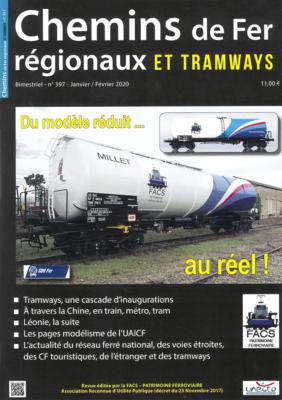 Chemins de fer régionaux et tramways N°397 (Jan/Fev 2020)
