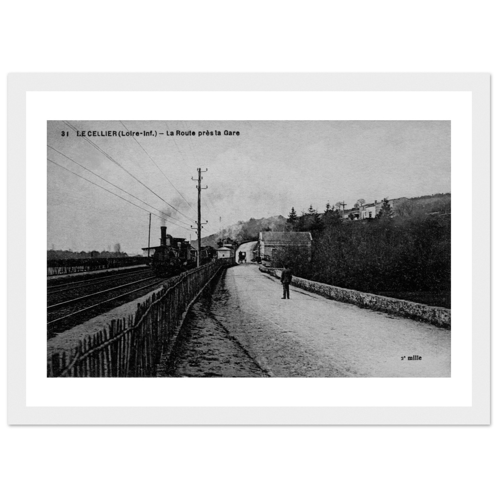la Gare de Clermont  et la Loire