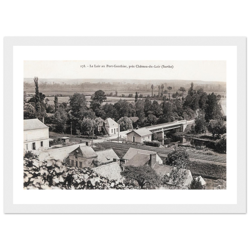 Le Loir au Port-Gauthier, près Château-du-Loir