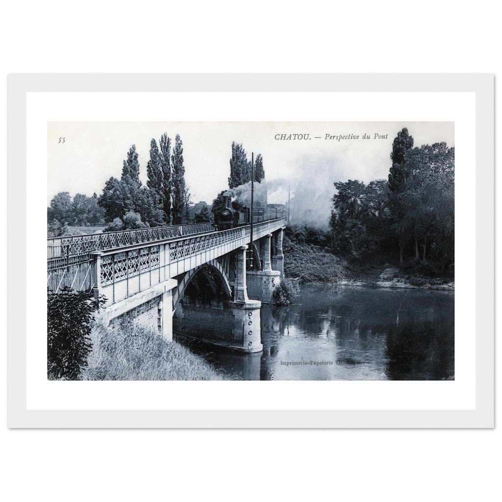 Chatou perspective du Pont
