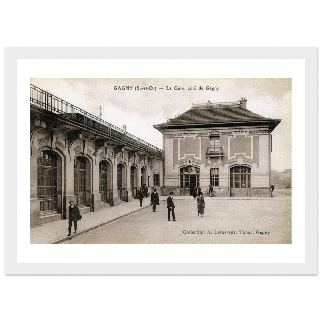 Gagny (S et O) - La Gare cote de Gagny