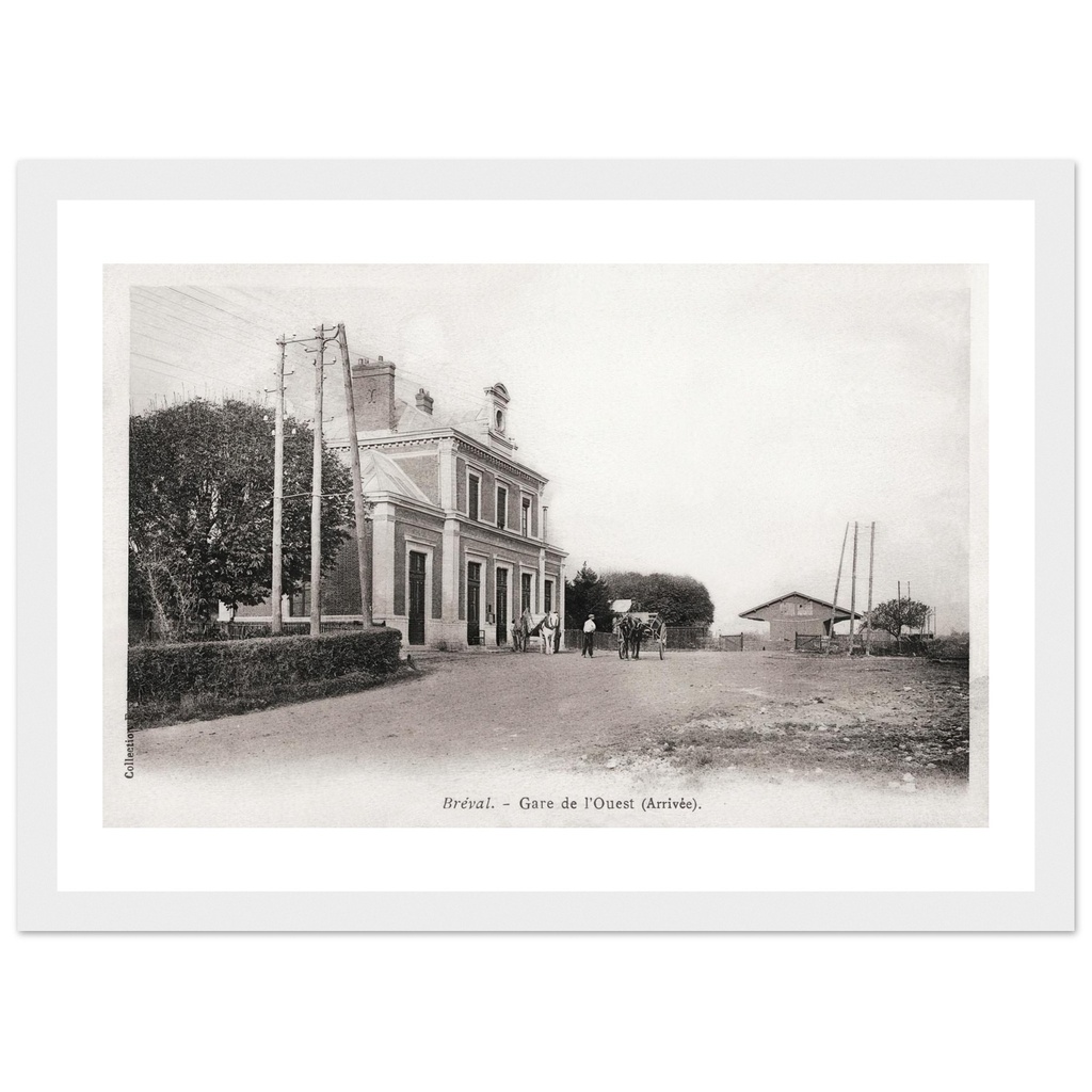 Breval - la gare de l'ouest