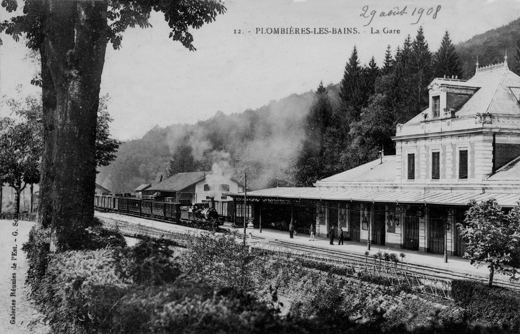 Plombieres les bains - la Gare