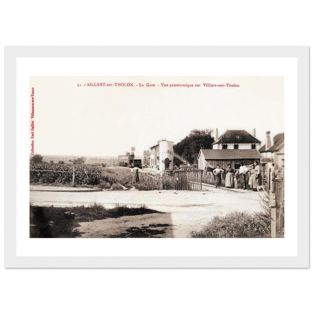 Aillant-sur-Tholon - Vue panoramique sur Villiers-sur-Tholon