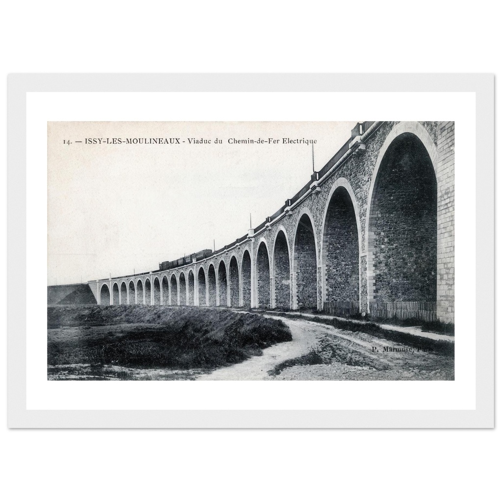 Issy-Les-Moulineaux - Viaduc du chemin  de fer electrique
