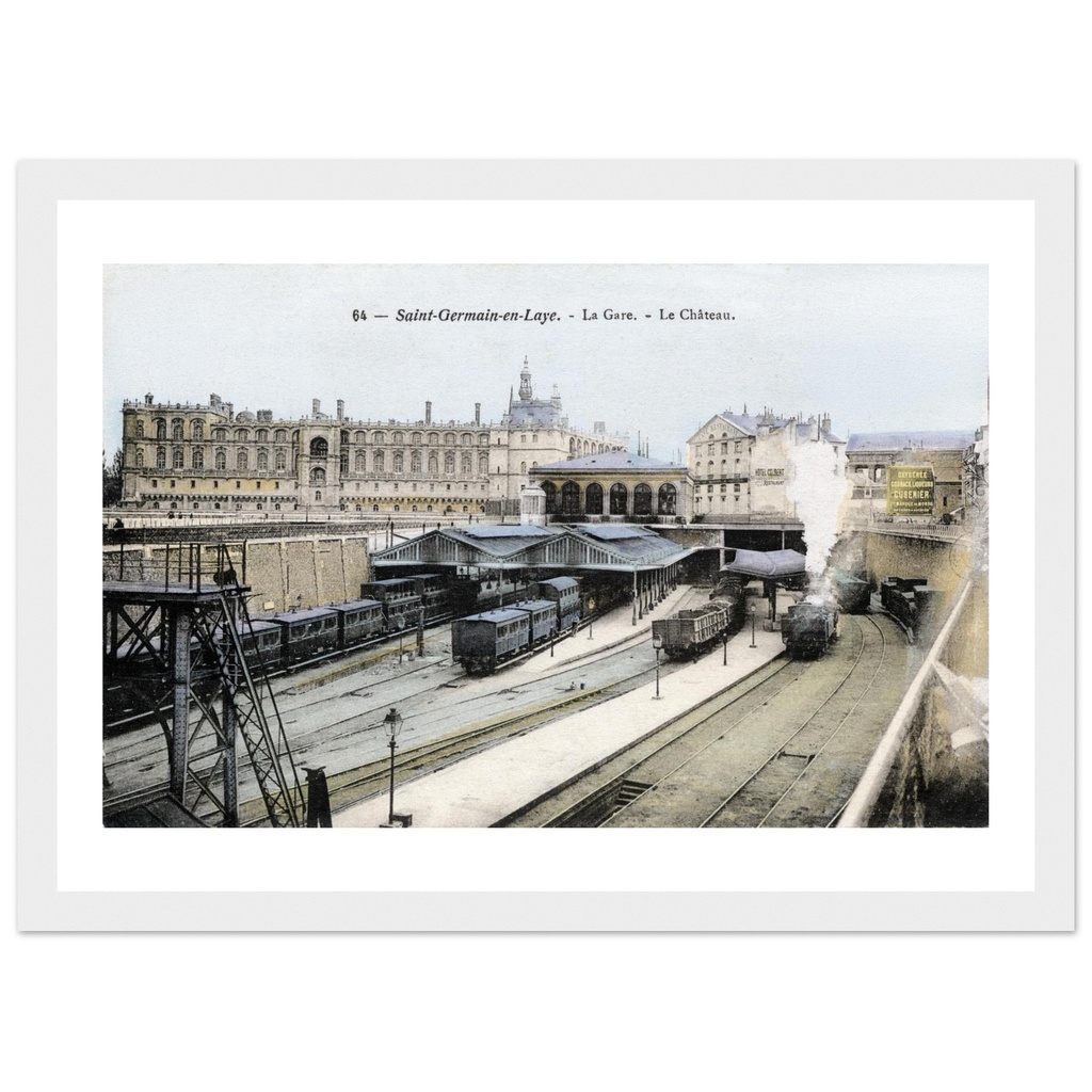 Gare de Saint-Germain-en-Laye, la Gare et le Château