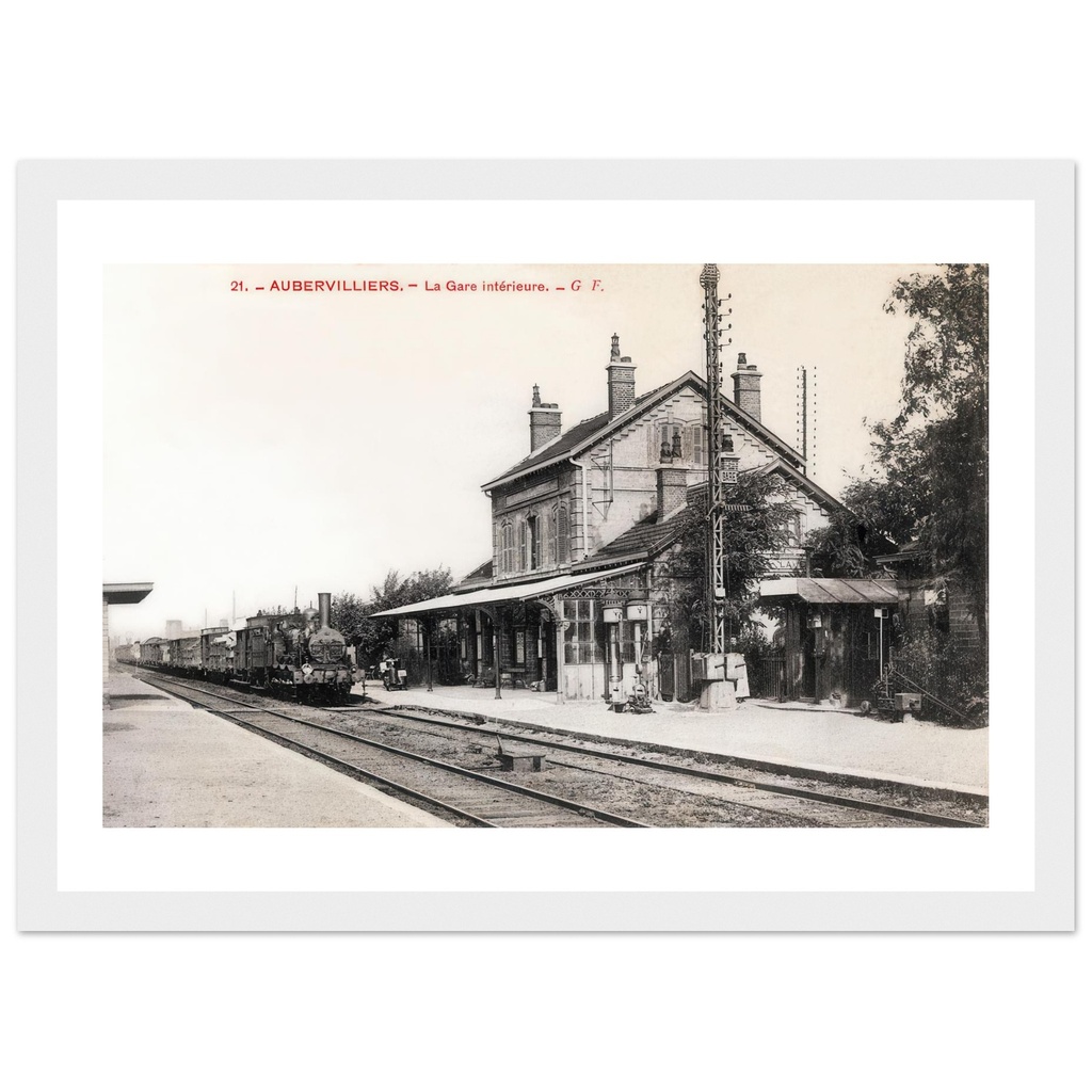 Aubervilliers - La Gare intérieure