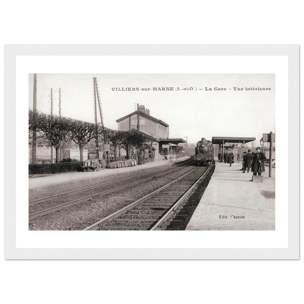 Villiers-sur-Marne - La Gare, vue interieure