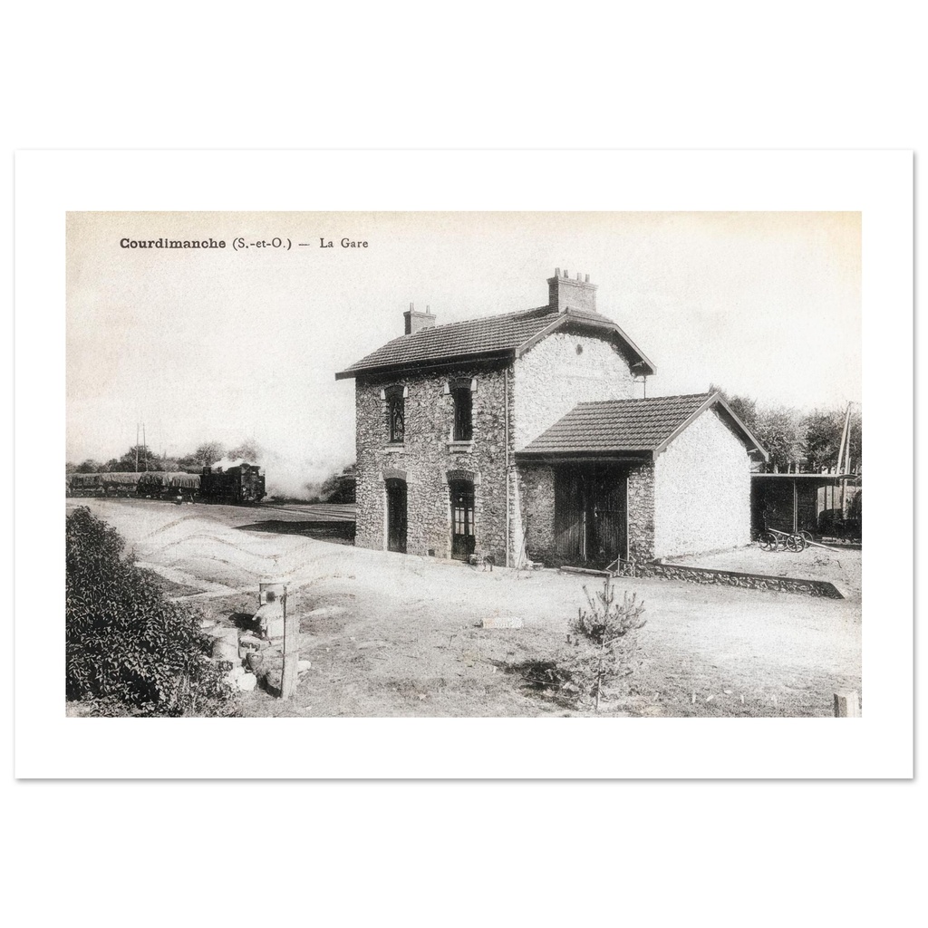 Courdimanche - la gare