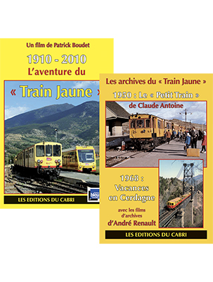 Lot de 2 DVD. Le train jaune