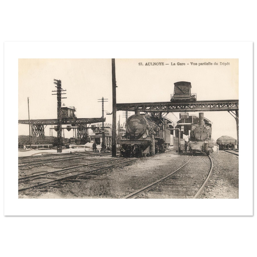 Aulnoye - Vue partielle du depot