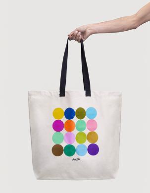 Sac shopping XXL couleurs des lignes de métro