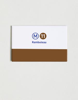 Magnet métro ligne 11