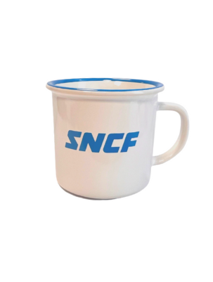MUG LOGO SNCF RETRO BLEU TURQUOISE