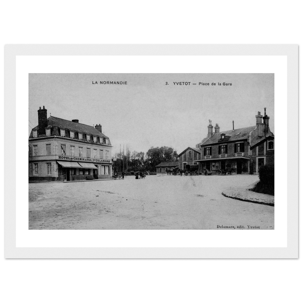 Yvetot - La place de la Gare