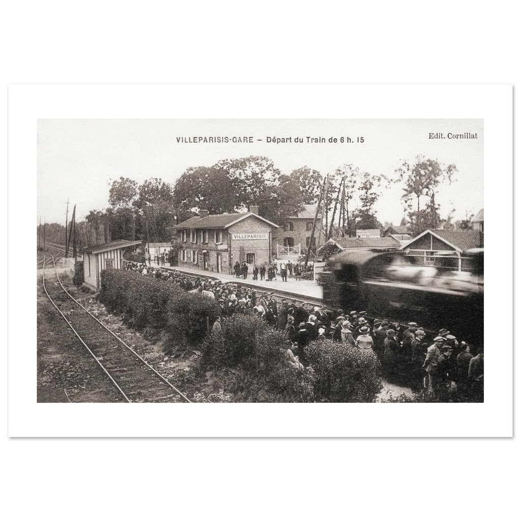 Villeparesis- Depart du train de 06h15