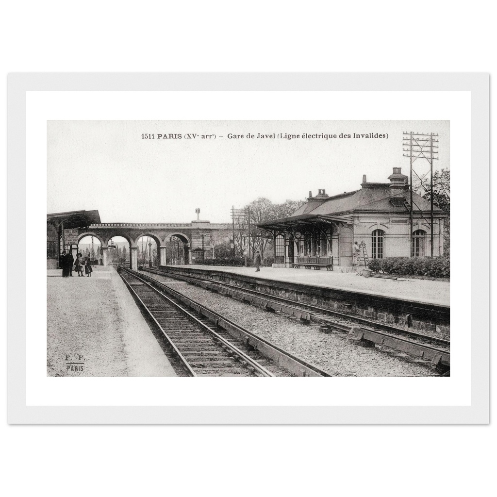 Paris XV - Gare de Javel _ Lignes electriques des invalides