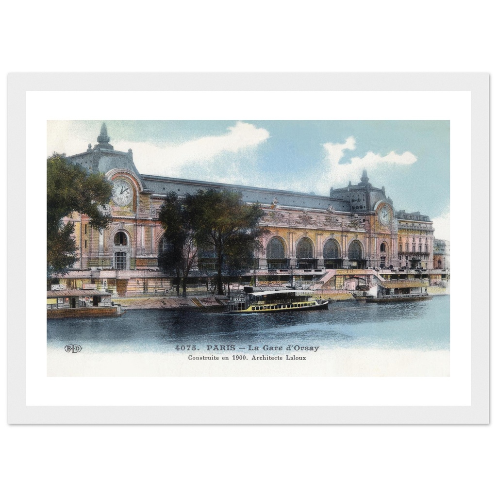 La Gare d'Orsay construite en 1900, architecte Laloux