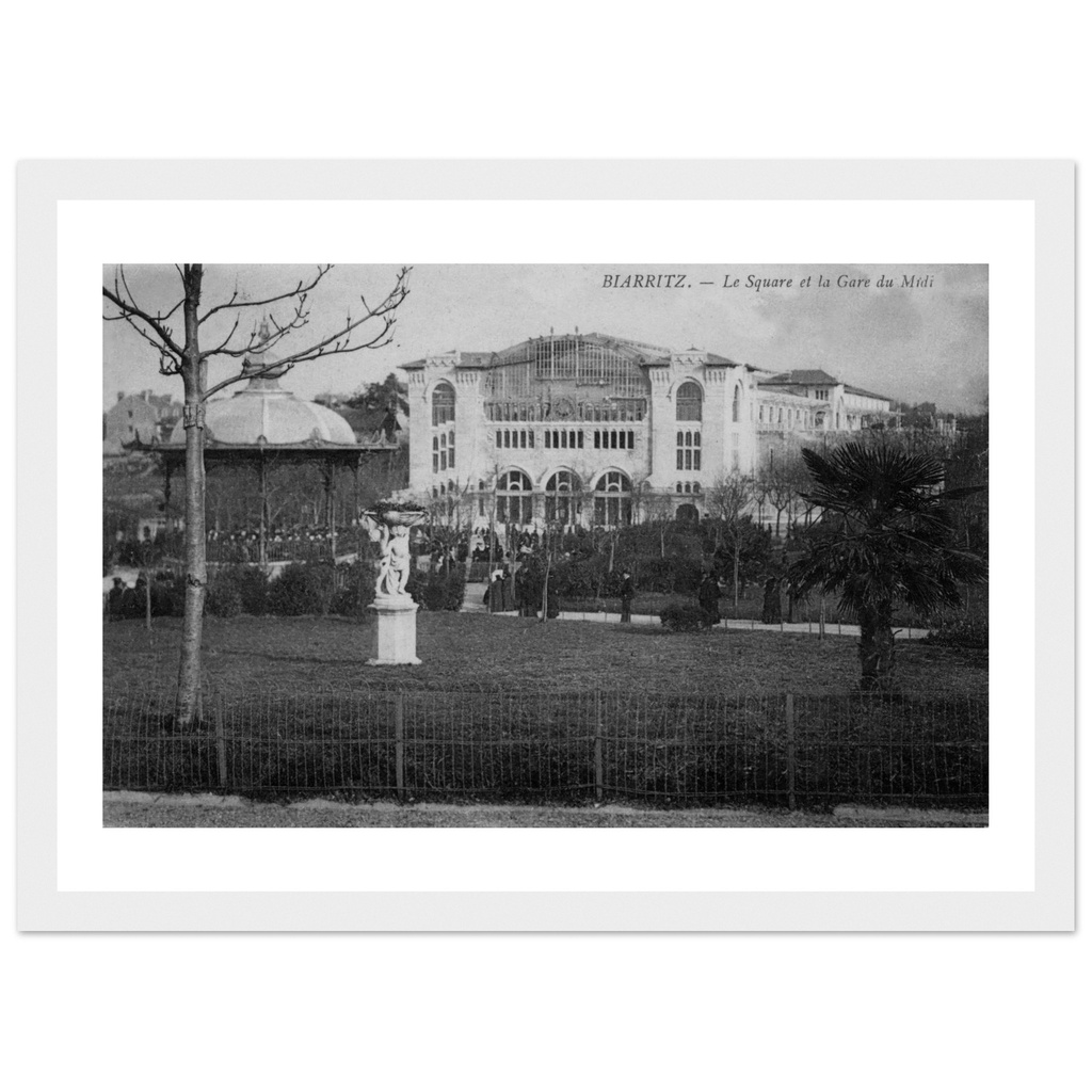 Biarritz - Le Square et la Gare du midi