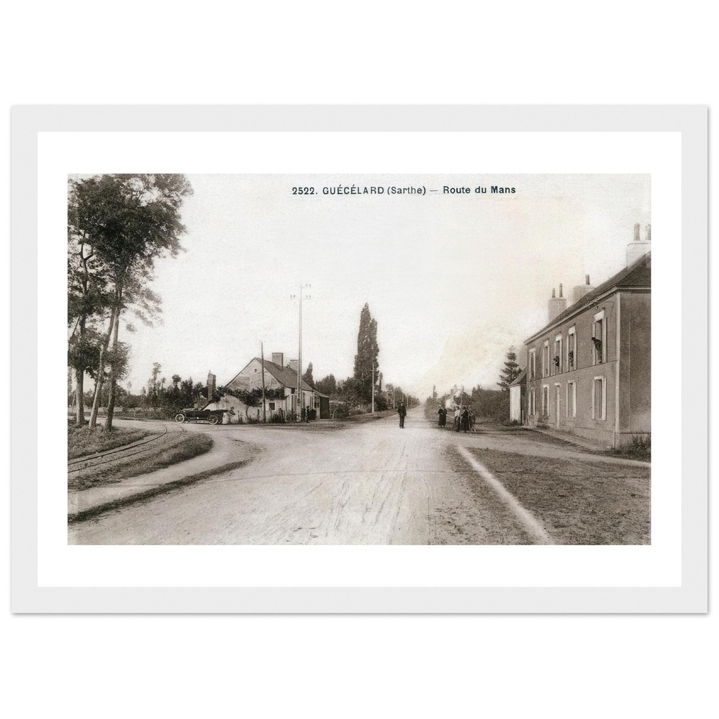 Guecelard (Sarthe) - Route du Mans