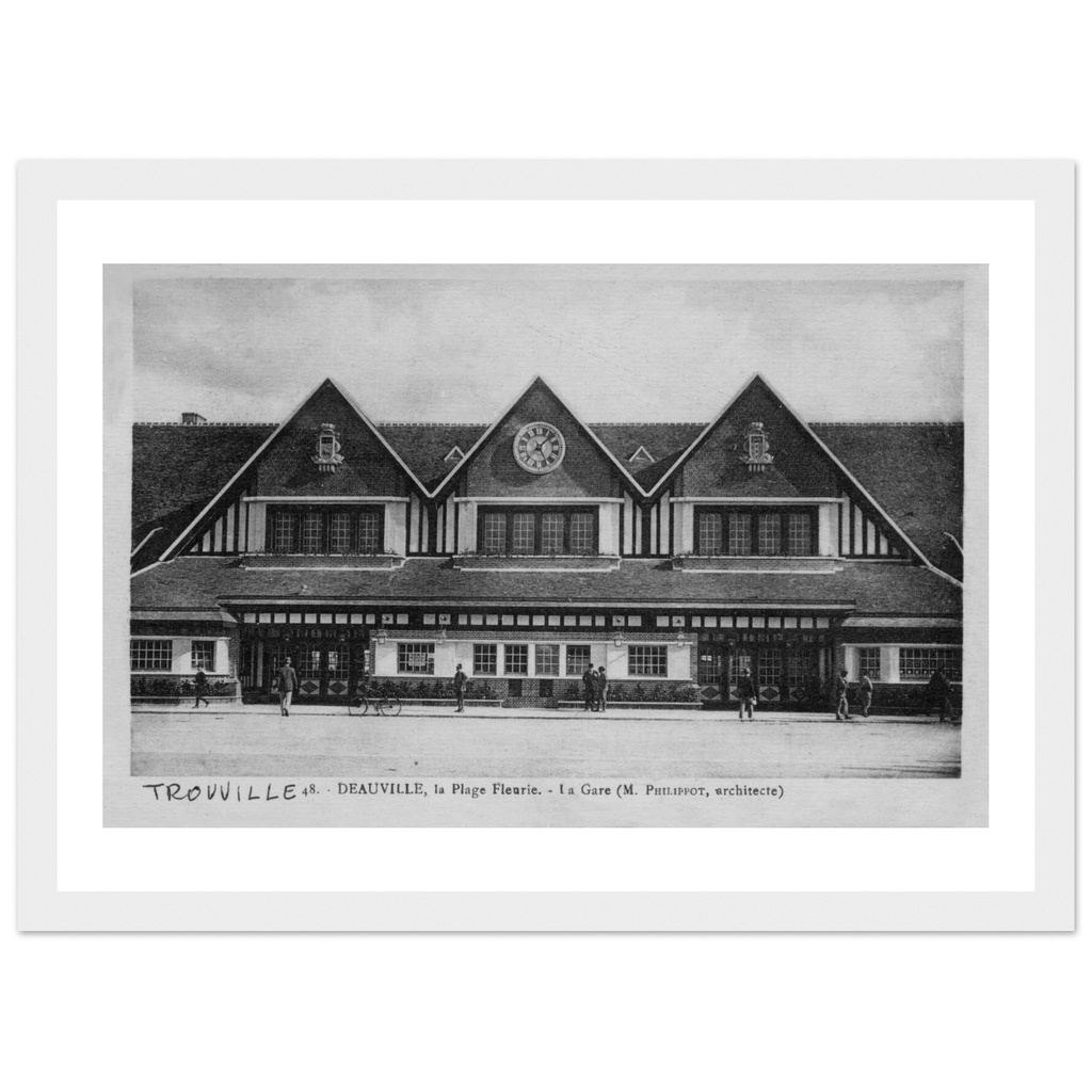 Trouville - la plage fleurie