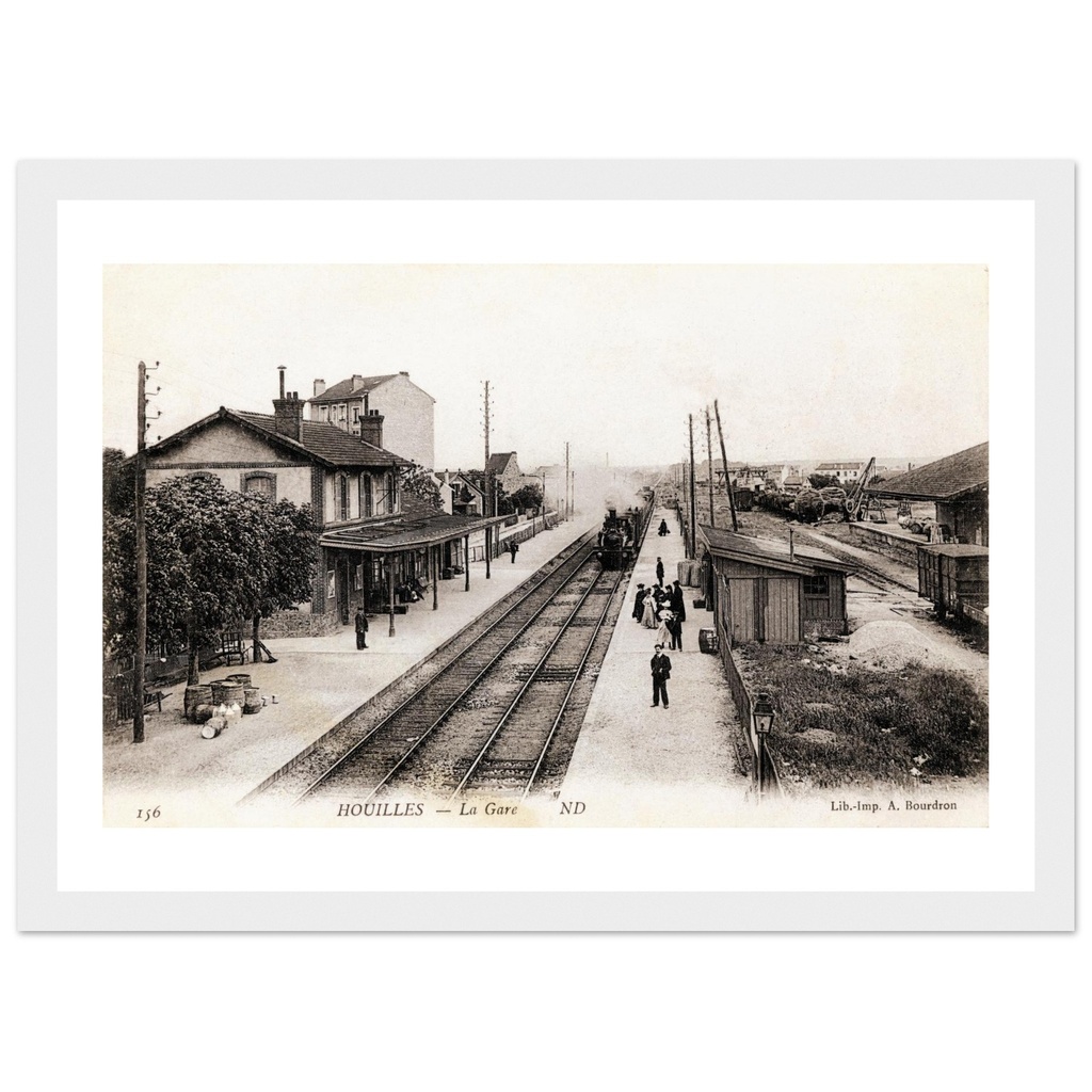 Houilles - vue generale de la gare
