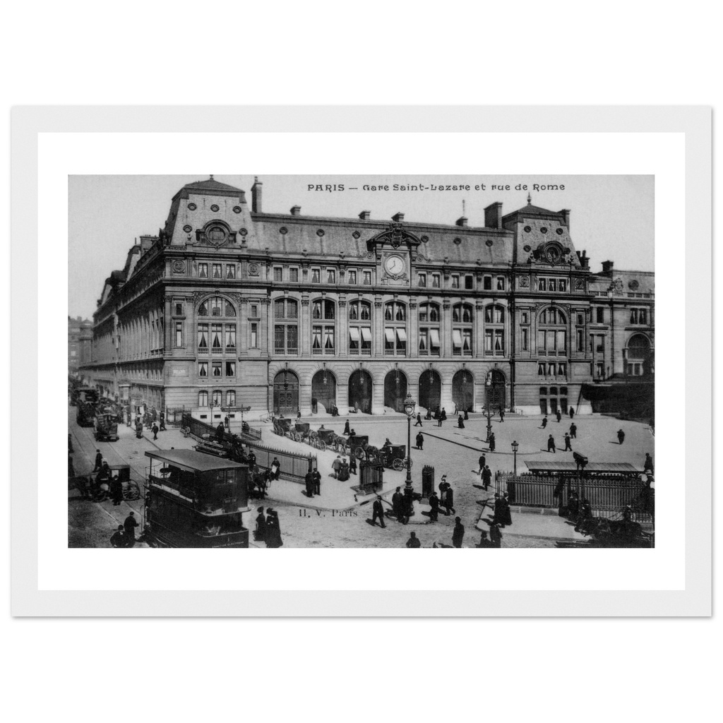 St lazare - la Gare , Rue de Rome