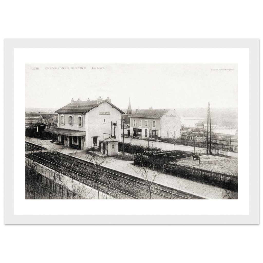 Champagne sur Seine - La Gare