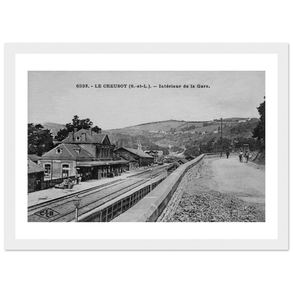 Le Creusot - La Gare, Vue interieure