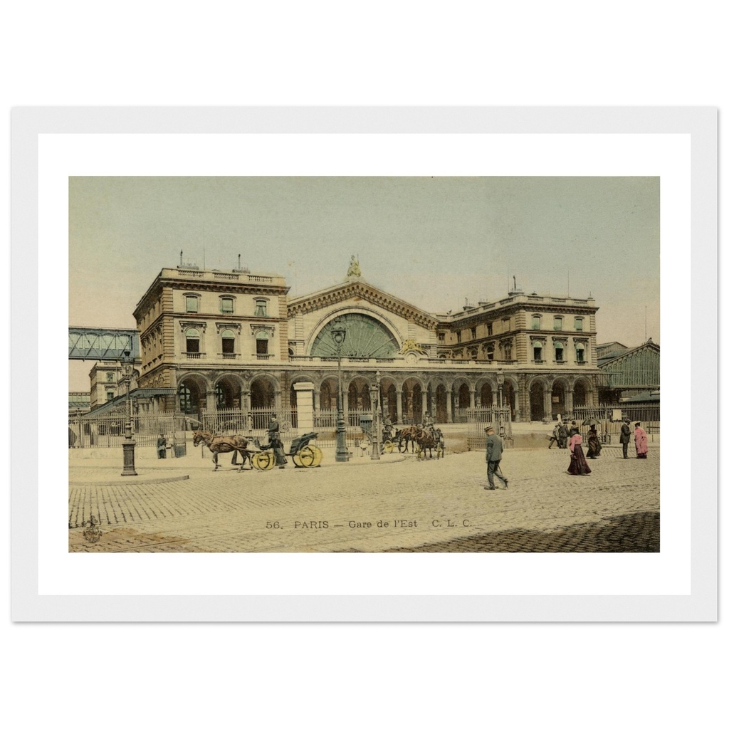 La gare de L'Est et le Metro