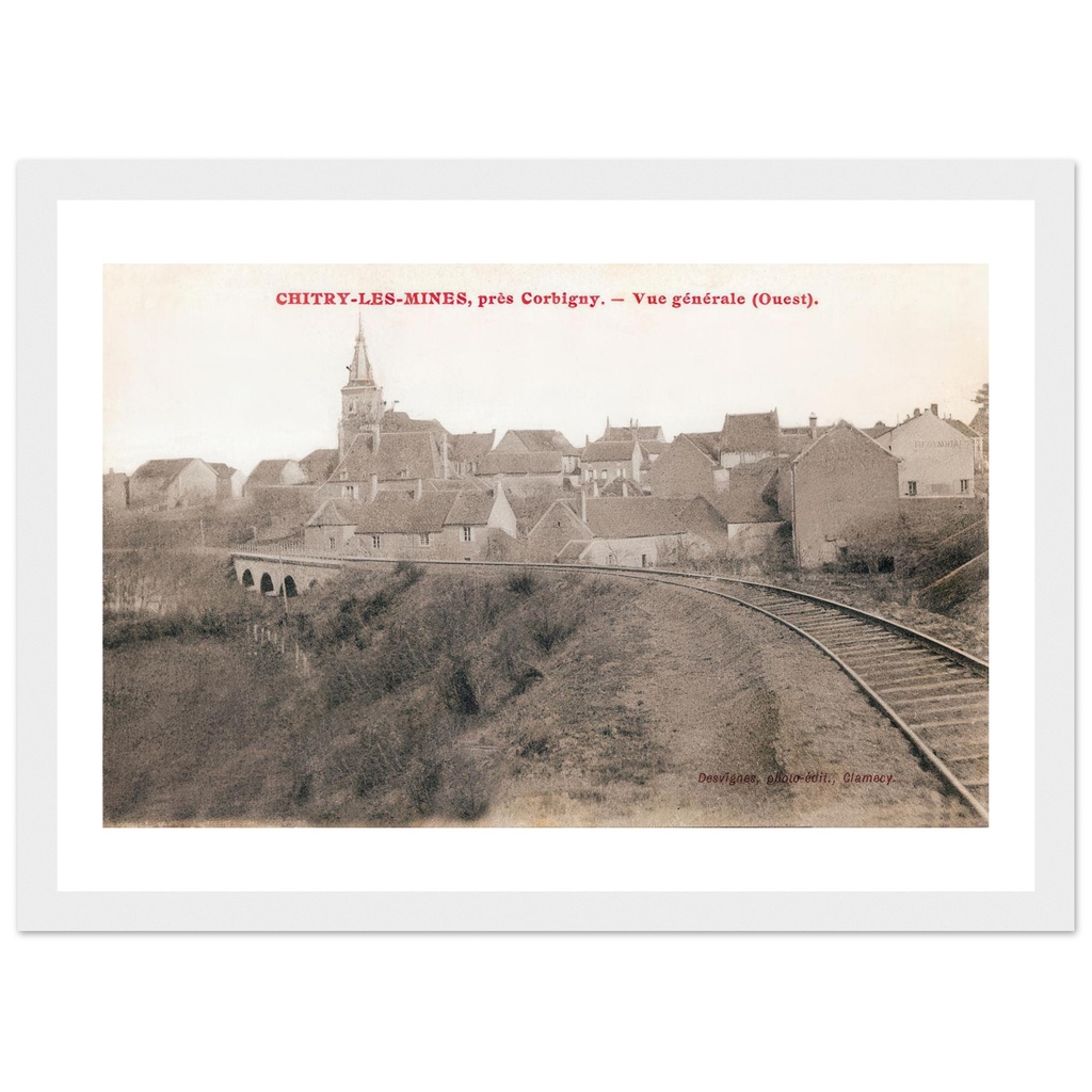 Chitry-les-mines, pres de Corbigny -Vue generale