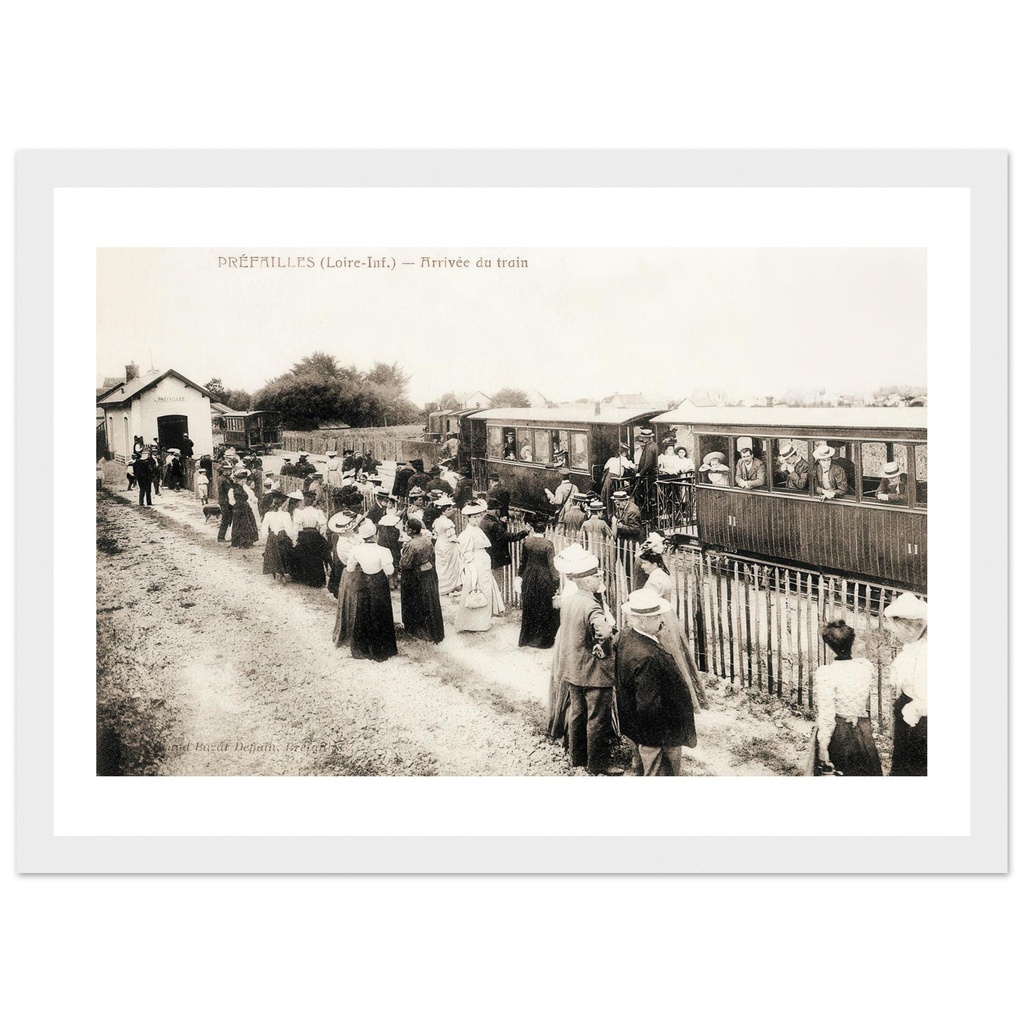 Prépailles (Loire inf.) - Arrivée du train
