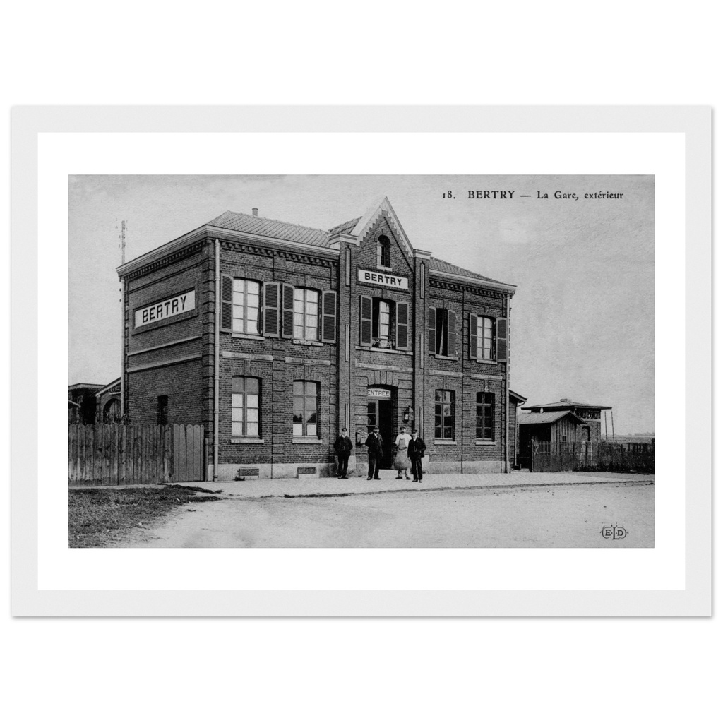 Bertry - Nord - Nord Pas de Calais -- France    La gare exterieur