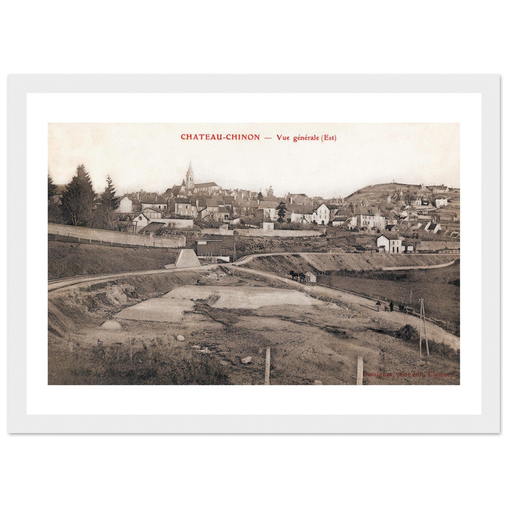 Chateau-Chinon - Vue generale (est)