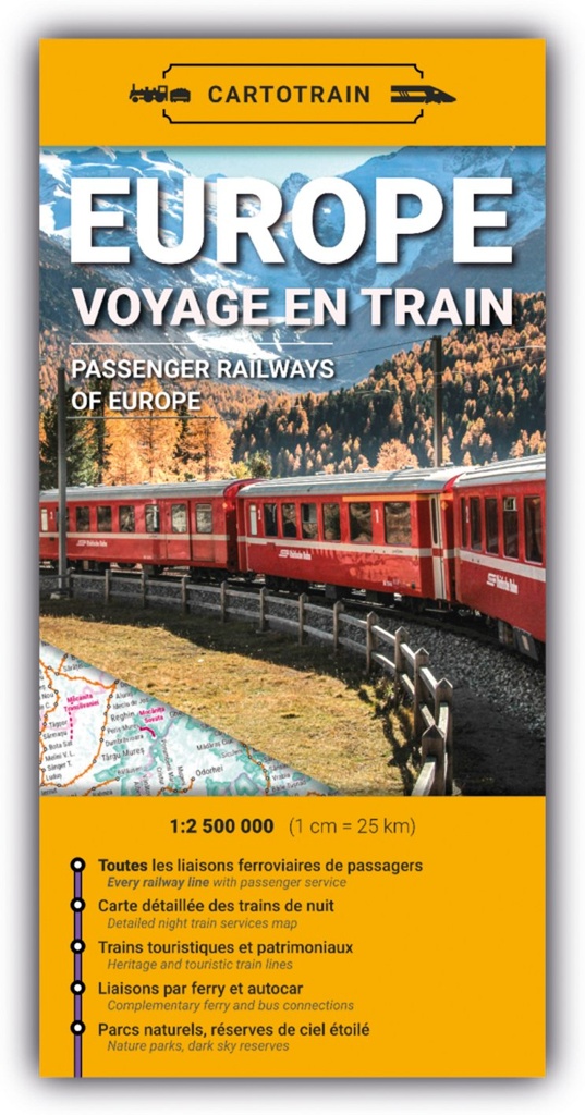 CARTOTRAIN - CARTE EUROPE