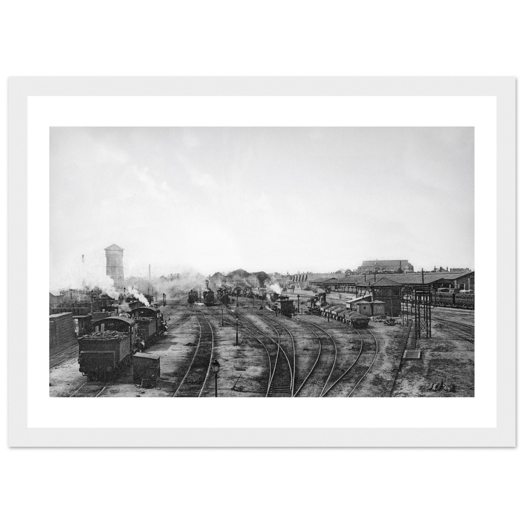 Orléans - La Gare Vue prise du pont de la Bourie