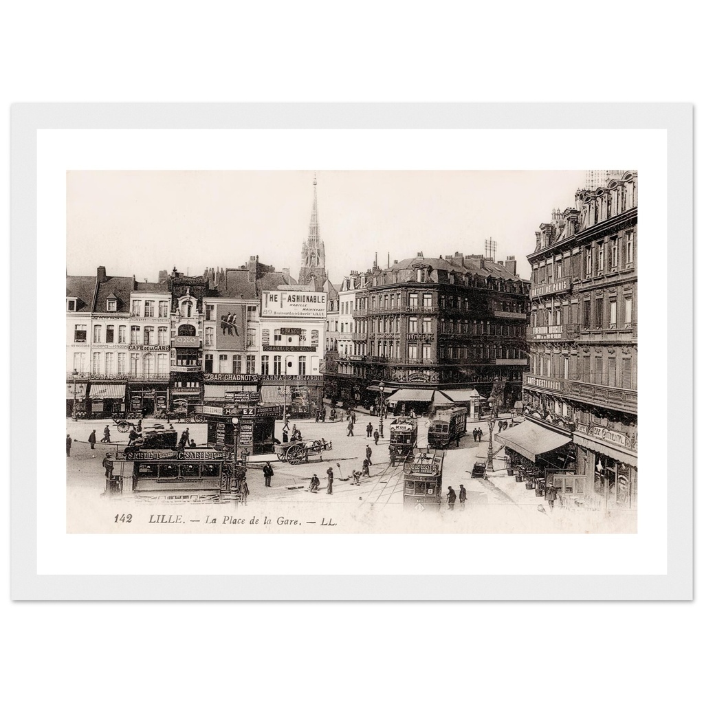 Lille - la place de a Gare
