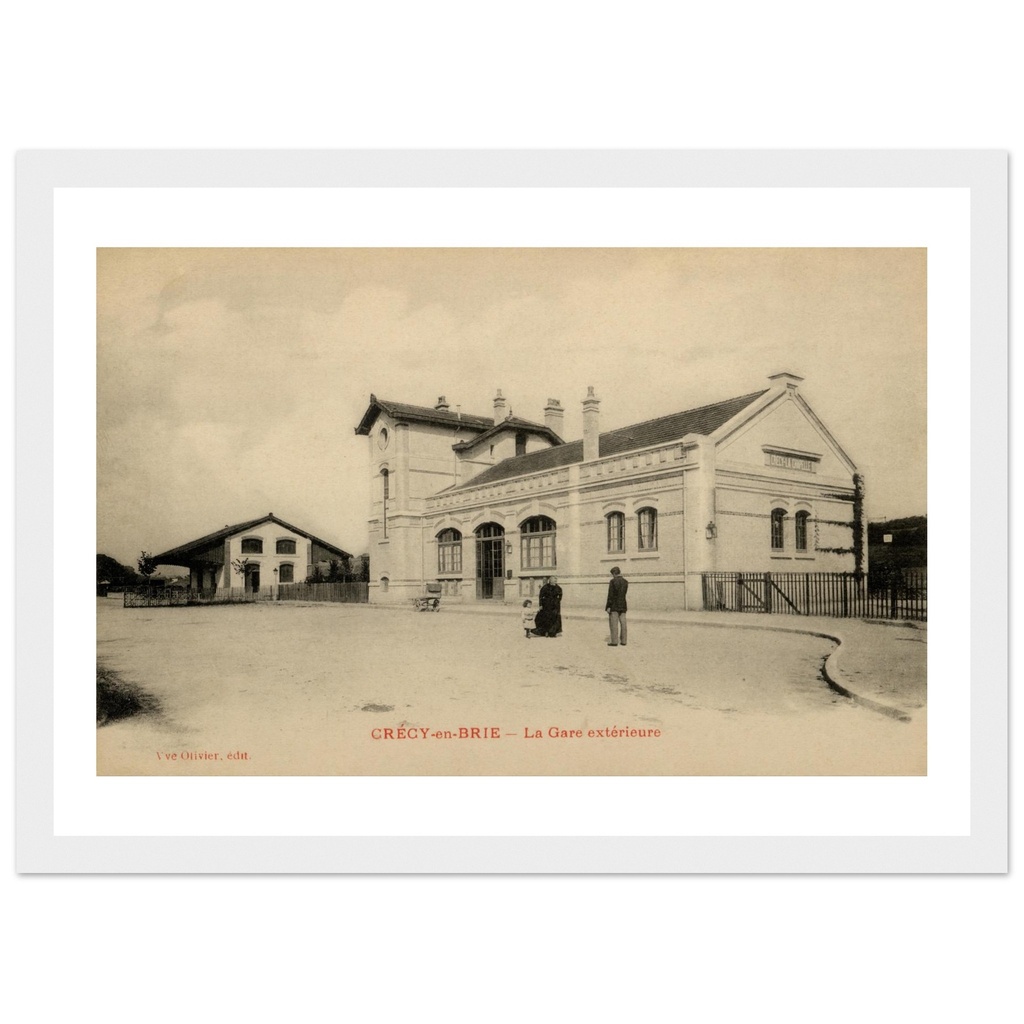 Crécy-en-Brie - La Gare extérieure