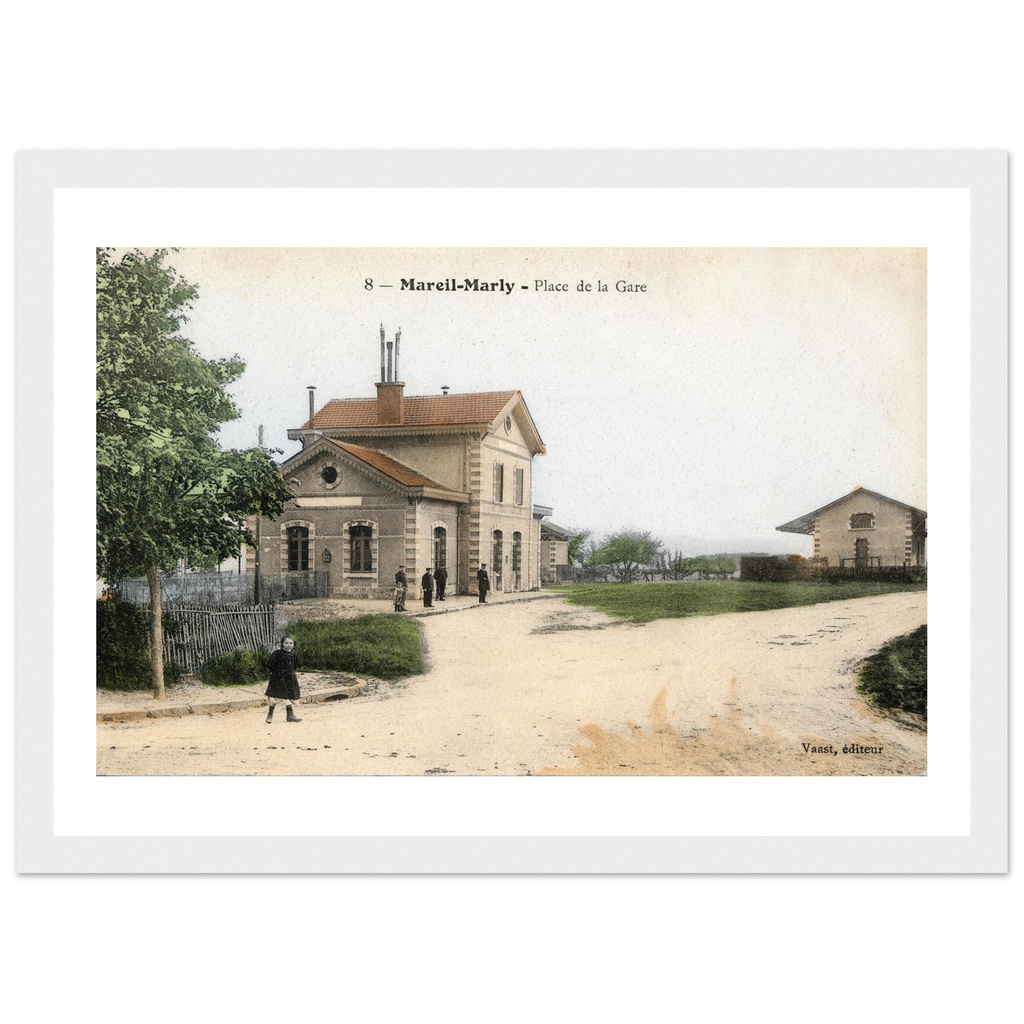 mareil marly : place de la gare