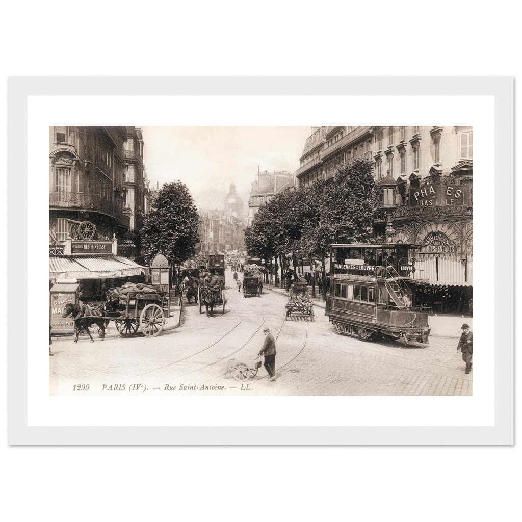 Paris (IVe) - Rue Saint-Antoine